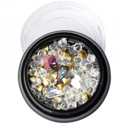 Decor pentru unghii cu Cristale 3D mixt CMX06